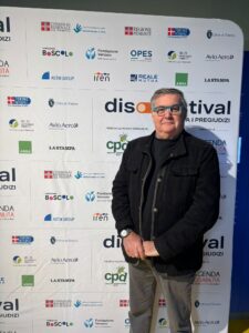 Il consigliere di Vol.To Marco Bani alla conferenza stampa di presentazione