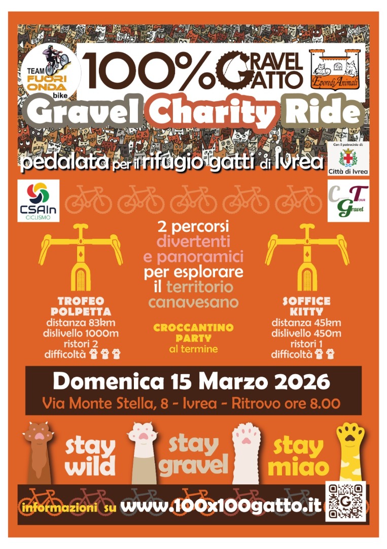 Gatto Gravel Ride Ivrea
