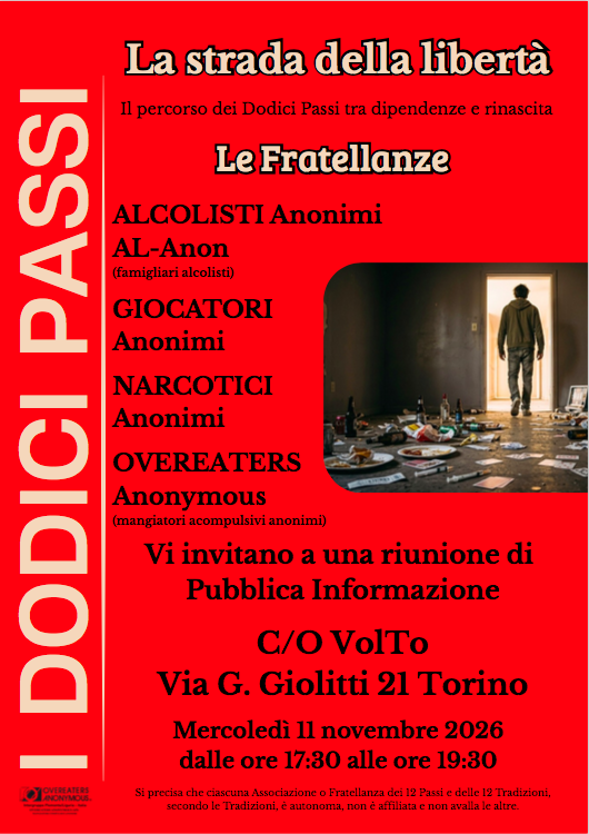 Dodici Passi dipendenze